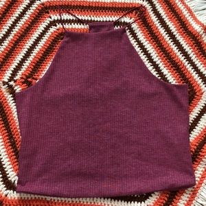 ME TO WE ribbed halter top